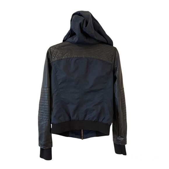 Garage Urban Bomber Jacket Blue Grunge Style M - Picture 3 of 6